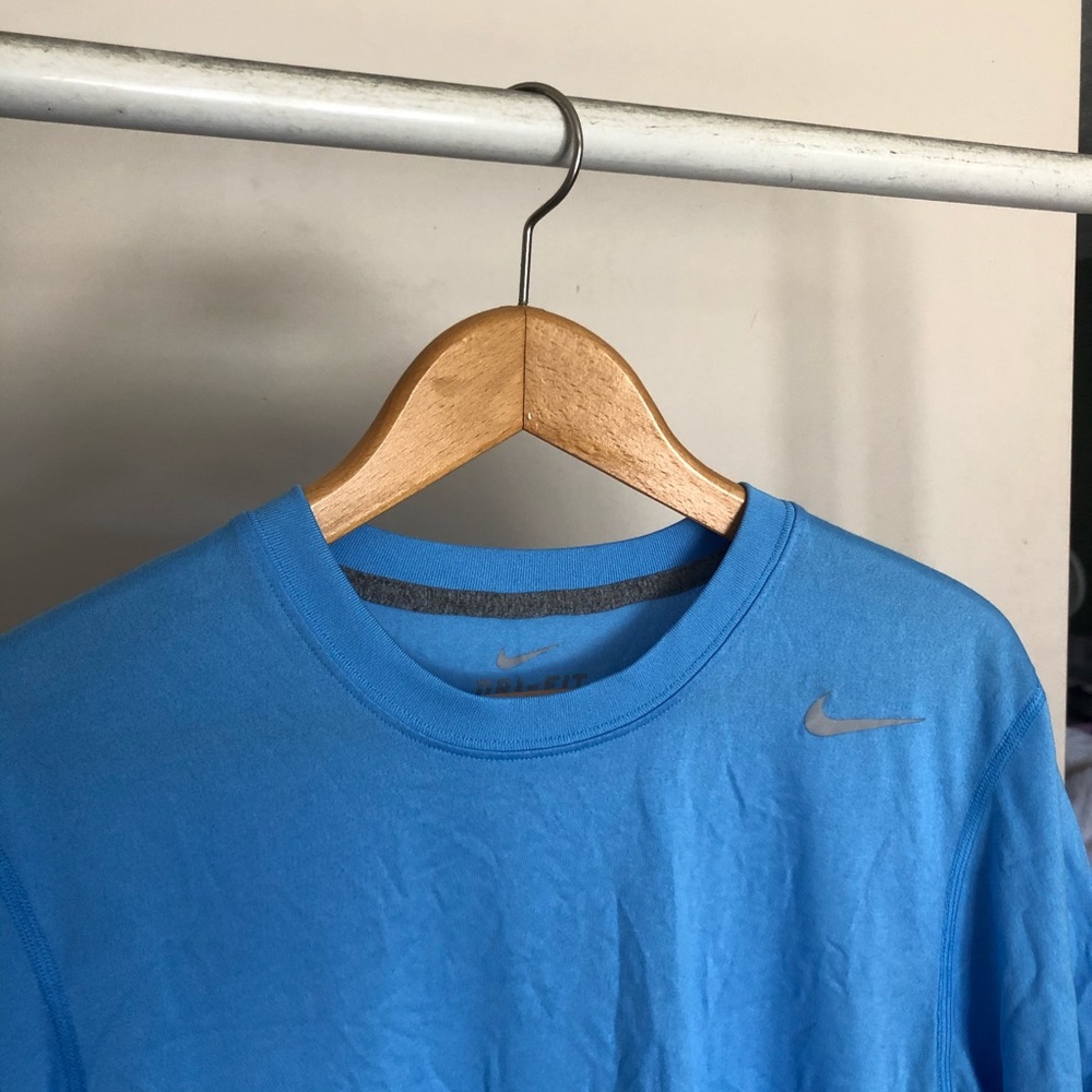 Blue Nike Dry Fit Short Sleeve Active Tee